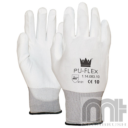 [4684-083] Handschoen PU-Flex wit X-Large maat 10